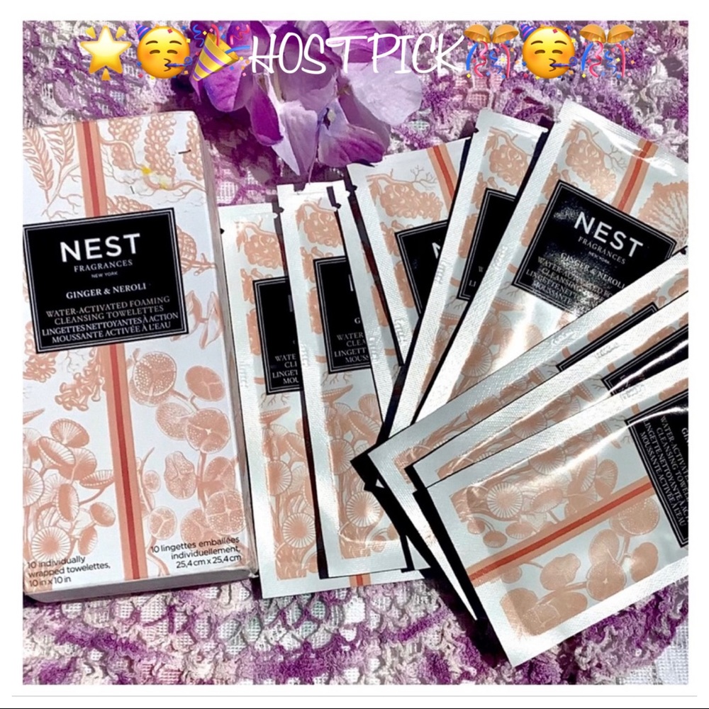 🎉HP NIB Ginger Neroli & Vit E Foam Cleanse Towels private listing for @sheilap83